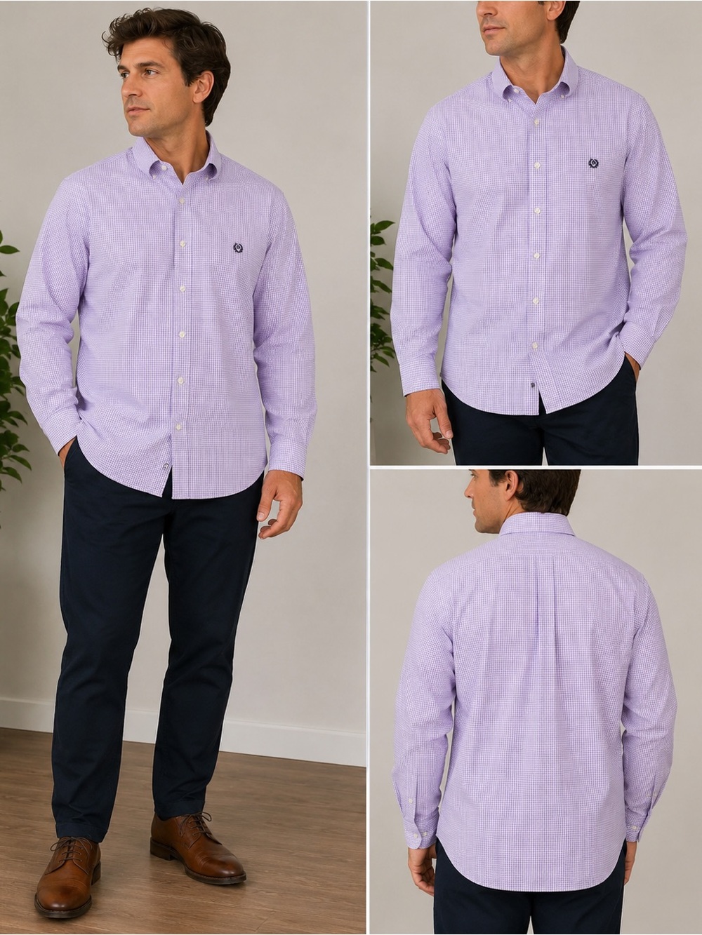 Ralph Lauren Light Lavender Men's Button-Down Shirt